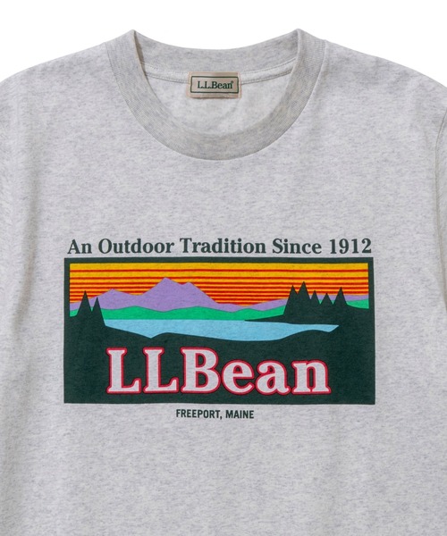 L.L.Bean(エルエルビーン)の「【JAPAN EDITION】モリル・ショートスリーブ・カタディン・ロゴ・ティ(Tシャツ/カットソー・レディース・レモンイエロー/ライム/ライトグレー/チャコール・MEDIUM)」の13枚目の写真