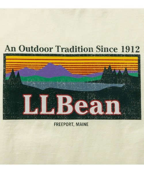 L.L.Bean(エルエルビーン)の「【JAPAN EDITION】モリル・ショートスリーブ・カタディン・ロゴ・ティ(Tシャツ/カットソー・レディース・レモンイエロー/ライム/ライトグレー/チャコール・MEDIUM)」の12枚目の写真