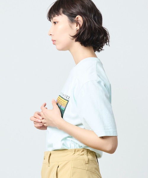 L.L.Bean(エルエルビーン)の「【JAPAN EDITION】モリル・ショートスリーブ・カタディン・ロゴ・ティ(Tシャツ/カットソー・レディース・レモンイエロー/ライム/ライトグレー/チャコール・MEDIUM)」の21枚目の写真