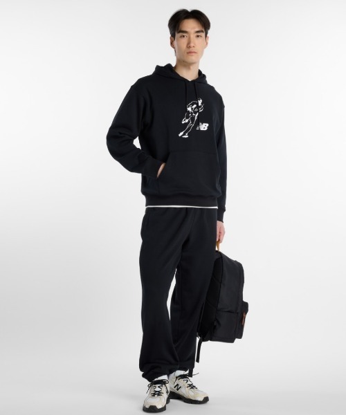 NEW BALANCE(ニューバランス)の「New Balance 大谷翔平 Always On Logo Pants(ニューバランス 大谷翔平オールウェイズオンロゴパンツ)(スウェットパンツ・メンズ・グレー系/ブラック系/ネイビー系・MEDIUM/LARGE/X-LARGE/SMALL/XX-LARGE)」の9枚目の写真