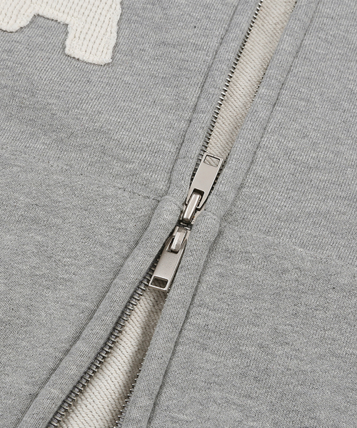 EEERRR（イイイ・アールアールアール）の「Weekend warrior waffle applique hoodie zip-up (Melange)（パーカー・レディース・その他・LARGE/MEDIUM）」の7枚目の写真