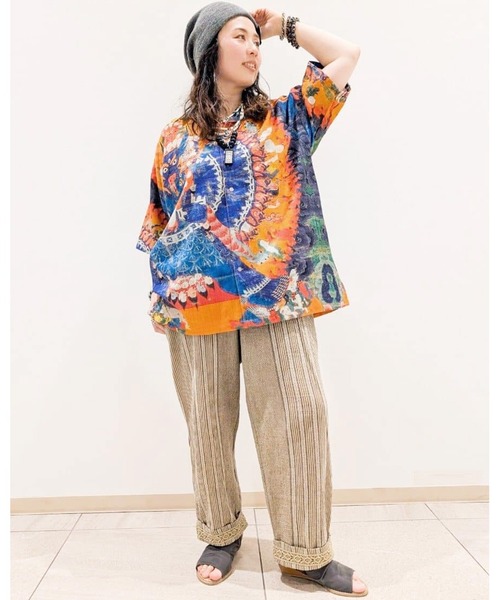 チャイハネ（チャイハネ）の「【チャイハネ】南インド綿ナナミィMEN'Sパンツ（その他パンツ・メンズ・ベージュ/ブラウン/ネイビー・FREE）」の4枚目の写真