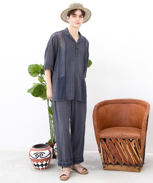 チャイハネ（チャイハネ）の「【チャイハネ】南インド綿ナナミィMEN'Sパンツ（その他パンツ・メンズ・ベージュ/ブラウン/ネイビー・FREE）」の9枚目の写真