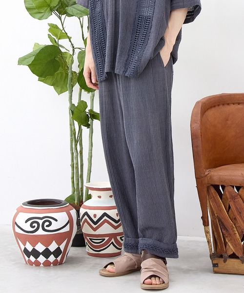 チャイハネ（チャイハネ）の「【チャイハネ】南インド綿ナナミィMEN'Sパンツ（その他パンツ・メンズ・ベージュ/ブラウン/ネイビー・FREE）」の6枚目の写真