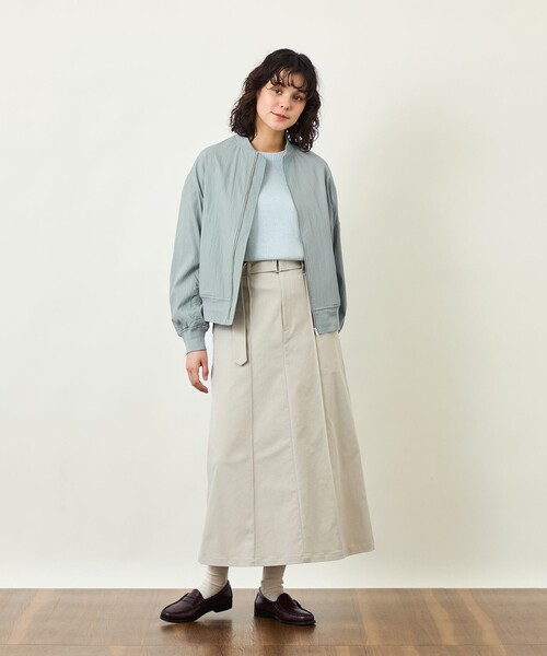 MACKINTOSH PHILOSOPHY(マッキントッシュ フィロソフィー)の「GREY LABEL ベルテッドチノスカート(スカート・レディース・ダークネイビー/グリーン系その他5/ベージュ・2/1)」の7枚目の写真