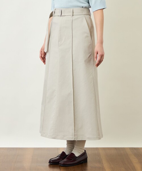 MACKINTOSH PHILOSOPHY(マッキントッシュ フィロソフィー)の「GREY LABEL ベルテッドチノスカート(スカート・レディース・ダークネイビー/グリーン系その他5/ベージュ・2/1)」の10枚目の写真