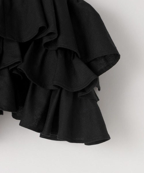 LOWRYS FARM（ローリーズファーム）の「リネンフリルキャミ　622250（キャミソール・キッズ・ブラック/ベージュ/ブラウン・110cm/120cm/130cm/140cm/150cm）」の17枚目の写真