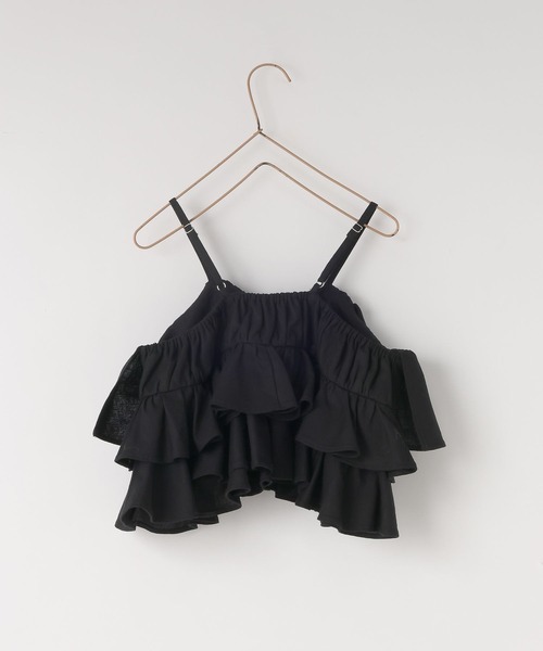 LOWRYS FARM（ローリーズファーム）の「リネンフリルキャミ　622250（キャミソール・キッズ・ブラック/ベージュ/ブラウン・110cm/120cm/130cm/140cm/150cm）」の18枚目の写真