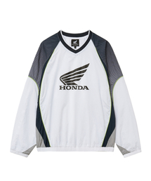 Speed Track nylon Long sleeve White