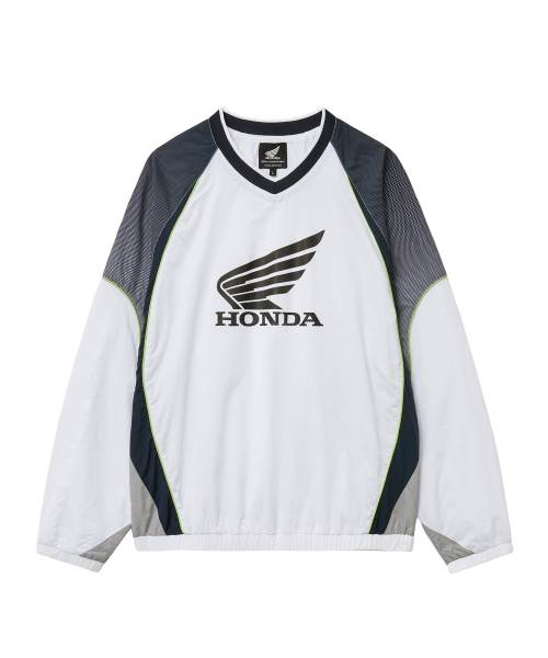 PHYPS MOTORCYCLE(フィップスモーターサイクル)の「Speed Track nylon Long sleeve White(Tシャツ/カットソー・レディース・その他・SMALL/MEDIUM/LARGE/X-LARGE)」の1枚目の写真