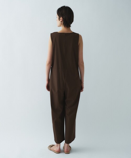 cloenc（クロエンス）の「【UVカット】ラッシュガード／エアリーサロペット（サロペット/オーバーオール・レディース・ブラック/ダークブラウン・03/02/01）」の6枚目の写真