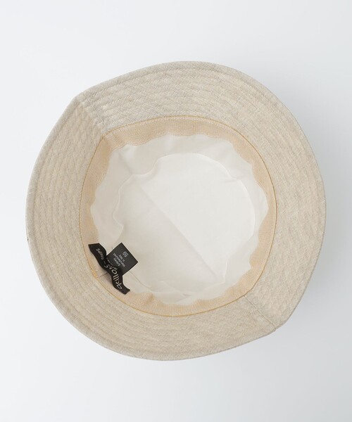 GRILLO(グリーロ)の「GRILLO: LINEN BUCKET HAT(ハット・メンズ・ダークグレー/ベージュ/ネイビー・ONE SIZE)」の5枚目の写真