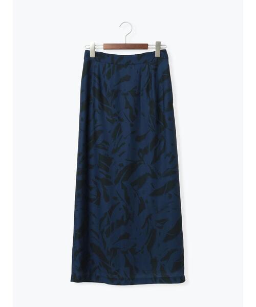 Te chichi（テチチ）の「ペイントパターンナロースカート《2026 spring catalog item》（スカート・レディース・ネイビー/オフホワイト・F）」の12枚目の写真