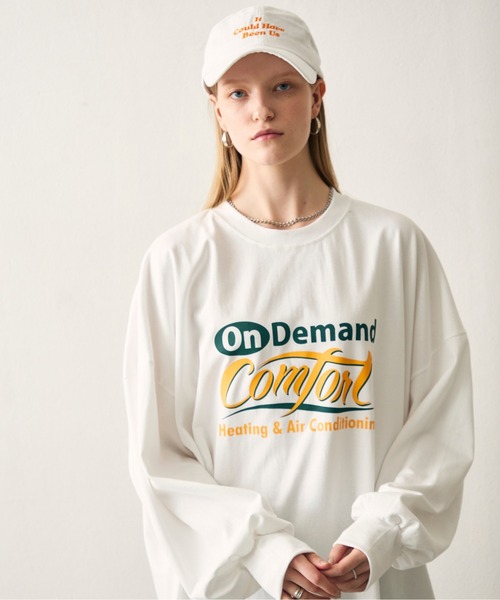 uchi.(ウチ)の「グラフィックパフスリーブビッグTシャツ(Tシャツ/カットソー・レディース・ホワイト・FREE)」の11枚目の写真