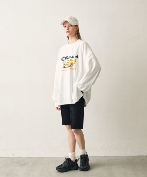 uchi.(ウチ)の「グラフィックパフスリーブビッグTシャツ(Tシャツ/カットソー・レディース・ホワイト・FREE)」の20枚目の写真