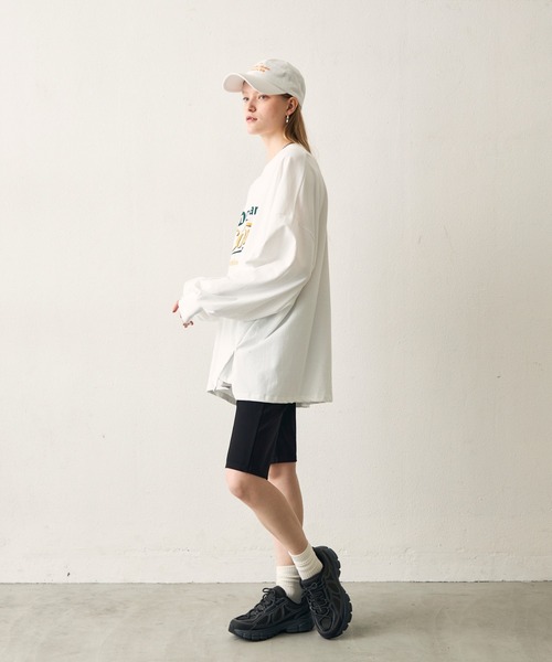 uchi.(ウチ)の「グラフィックパフスリーブビッグTシャツ(Tシャツ/カットソー・レディース・ホワイト・FREE)」の21枚目の写真