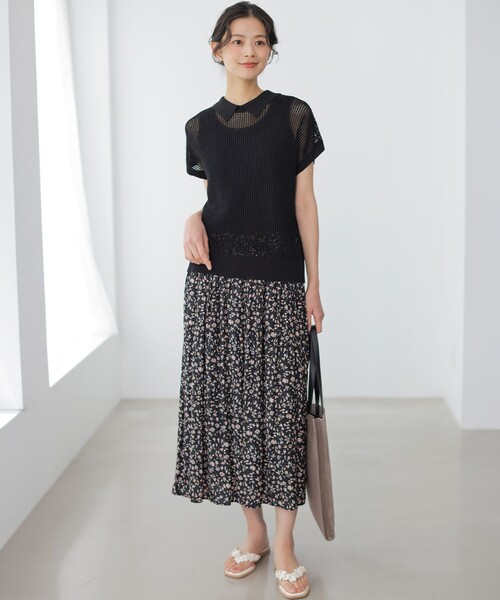 組曲(クミキョク)の「デコラティブフラワー トングサンダル(サンダル・レディース・アイボリー系・LARGE/MEDIUM/SMALL)」の6枚目の写真