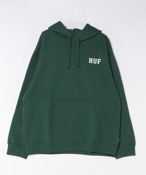 【美品】クラブハウス CH パーカー グリーン XL HUF CLASSIC H フーディー（パーカー）｜HUF（ハフ）のファッション