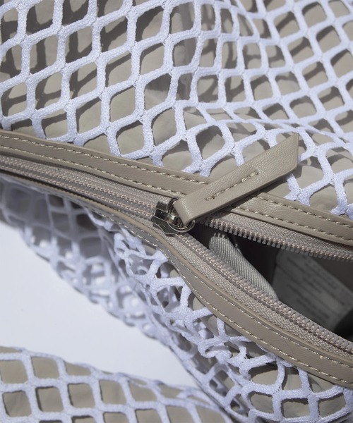 F/CE. (エフシーイー)の「F/CE./エフシーイー MESH BIG SHOULDER TOTE(ショルダーバッグ・メンズ・ブラック/ベージュ・FREE)」の11枚目の写真