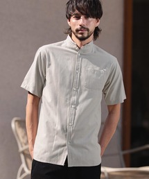 CAMBIO | mhs2618-ミニスタンドカラー半袖シャツ(BP-BFS0116)(シャツ/ブラウス)