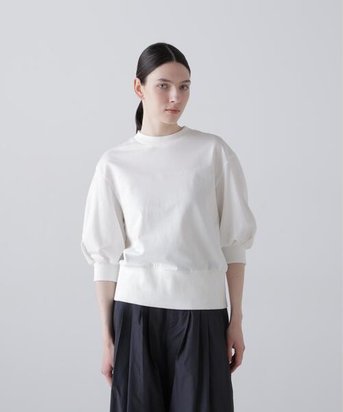ADORE(アドーア)の「◆ハイゲージウラケトップス(Tシャツ/カットソー・レディース・グレー/ホワイト/ベージュ・38)」の1枚目の写真
