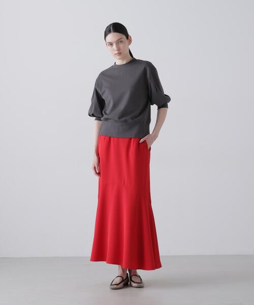 ADORE(アドーア)の「◆ハイゲージウラケトップス(Tシャツ/カットソー・レディース・グレー/ホワイト/ベージュ・38)」の4枚目の写真