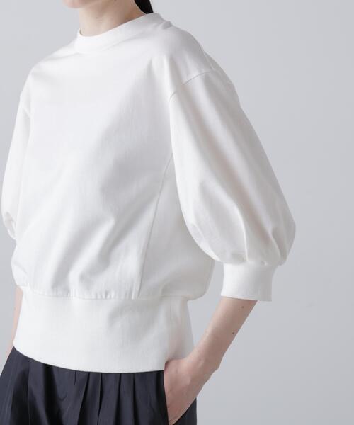 ADORE(アドーア)の「◆ハイゲージウラケトップス(Tシャツ/カットソー・レディース・グレー/ホワイト/ベージュ・38)」の12枚目の写真