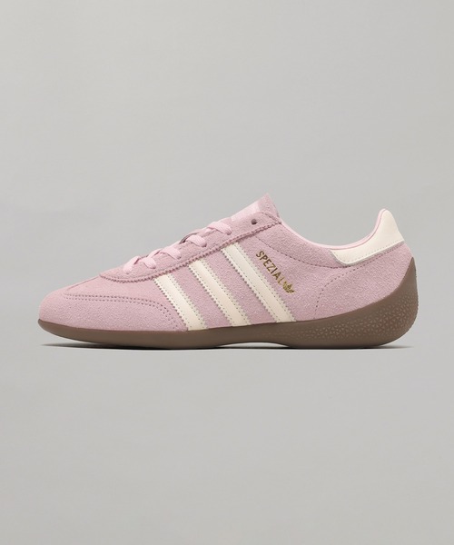 adidas(アディダス)の「adidas HANDBALLSPEZIALLOPROW KJ1007(スニーカー・レディース・ピンク・23cm/25cm/23.5cm/24cm/24.5cm)」の1枚目の写真