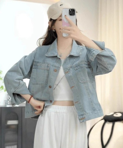 REBALANCE(リバランス)の「デニムジャケット(デニムジャケット・レディース・A・SMALL/MEDIUM/LARGE)」の6枚目の写真