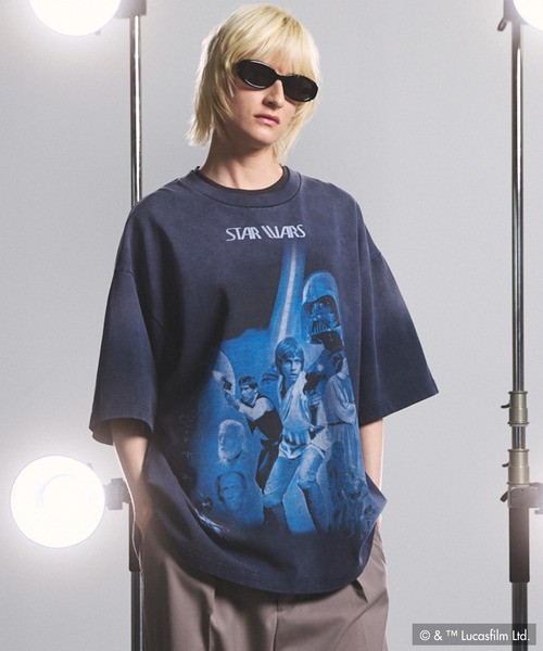 UNISEX》【MOVIE SERIES】「STAR WARS」Graphic Print Prime-Over Crew
