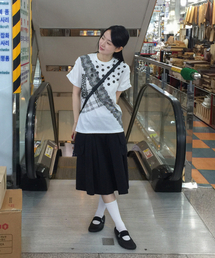 NICE GHOST CLUB | FFATS MIX PATTERN TEE_WHITE(NG2GSUT582A)(Tシャツ/カットソー)