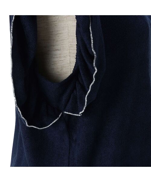 Francfranc（フランフラン）の「やわらか吸水タオル パジャマ ネイビー パジャマ 上下セット なめらか タオル生地（ルームウェア/パジャマ・レディース・ネイビー・FREE）」の9枚目の写真