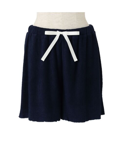 Francfranc（フランフラン）の「やわらか吸水タオル パジャマ ネイビー パジャマ 上下セット なめらか タオル生地（ルームウェア/パジャマ・レディース・ネイビー・FREE）」の10枚目の写真