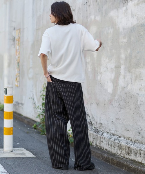 WEGO(ウィゴー)の「WEGO/【26年春夏新作】ワッフルヘンリーネックT(Tシャツ/カットソー・メンズ・ホワイト/ブラック系その他/ブラック・LARGE/MEDIUM)」の15枚目の写真