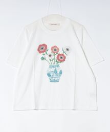 SUPER HAKKA | SUPER HAKKA×マツモトヨーコ 30/-天竺「そこにあるしあわせ」プリントTシャツ(Tシャツ/カットソー)