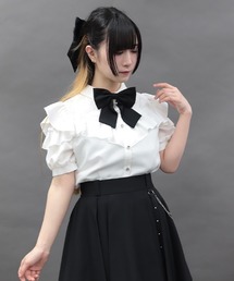 チャームリボン肩あき半袖ＢＬ