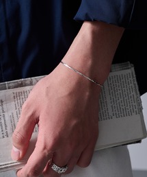 MAISON CLUB(���]���N���u)�́yMAISON CLUB�zSlim Ripple Line Bangle Silver925 KUN(�o���O��/���X�g�o���h)