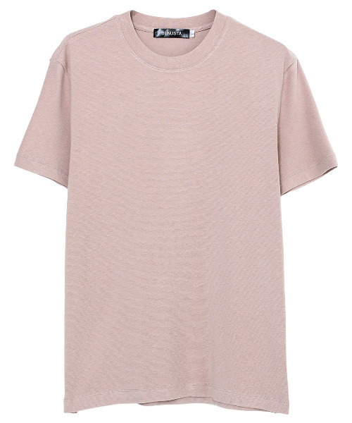 BENUSTA(ベヌスタ)の「『BENUSTA/ベヌスタ』シンプルクルーネック半袖Tシャツ【GC】(Tシャツ/カットソー・メンズ・ブラック/ピンク/ホワイト・XL/L/M)」の16枚目の写真