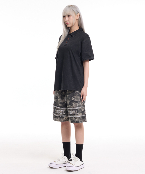 CREAM SODA LAB(クリームソーダラボ)の「ピグメントカラー半袖Tシャツブラック(Tシャツ/カットソー・メンズ・その他・LARGE/X-LARGE)」の4枚目の写真
