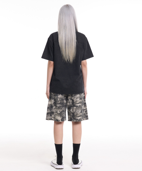 CREAM SODA LAB(クリームソーダラボ)の「ピグメントカラー半袖Tシャツブラック(Tシャツ/カットソー・メンズ・その他・LARGE/X-LARGE)」の5枚目の写真
