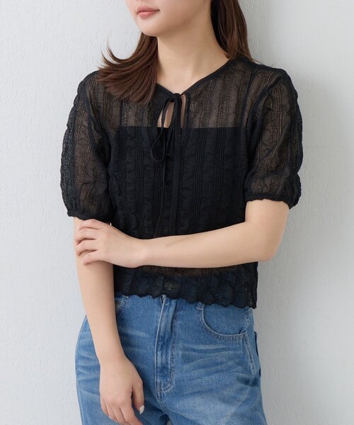 Shear Puff Knit — шёрстяной пучковый джемпер