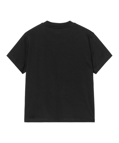 Carhartt WIP(カーハートダブリューアイピー)の「W' S/S Supa T-Shirt(Tシャツ/カットソー・レディース・ホワイト/パープル系その他/ブラック・SMALL/MEDIUM/LARGE)」の4枚目の写真