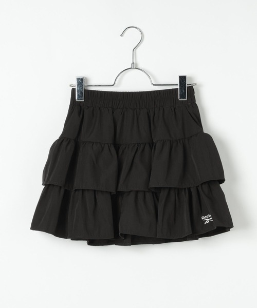 ALAND（エーランド）の「【ALAND別注】Reebok／ティアードスカート(インパン付き)（スカート・レディース・ホワイト/ブラック・FREE）」の4枚目の写真