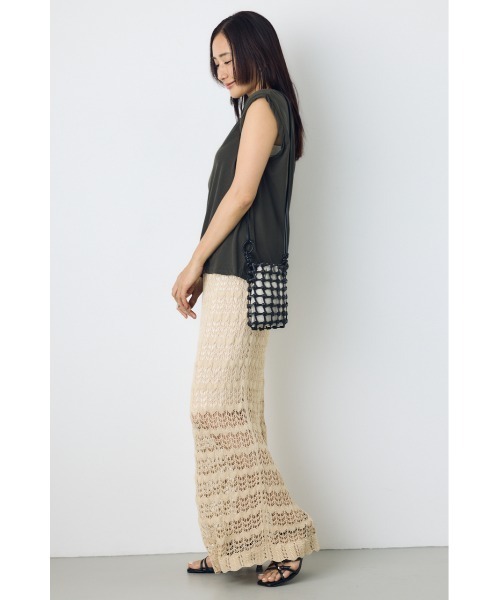 AZUL by moussy(アズールバイマウジー)の「マクラメミニショルダー(ショルダーバッグ・レディース・ブラック/キャメル/アンティークシルバー・FREE)」の17枚目の写真