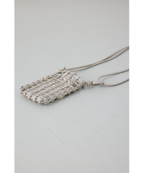 AZUL by moussy(アズールバイマウジー)の「マクラメミニショルダー(ショルダーバッグ・レディース・ブラック/キャメル/アンティークシルバー・FREE)」の10枚目の写真