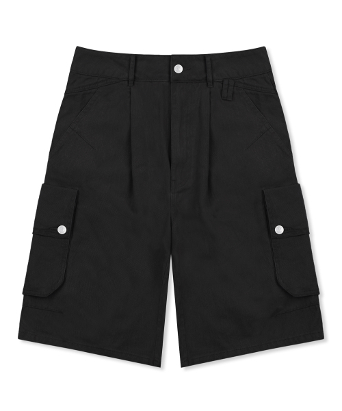XTONZ(エクストーンズ)の「XF013 マルチカーゴポケットバミューダコットンパンツ (ブラック)(その他パンツ・レディース・その他・SMALL/MEDIUM/LARGE)」の5枚目の写真