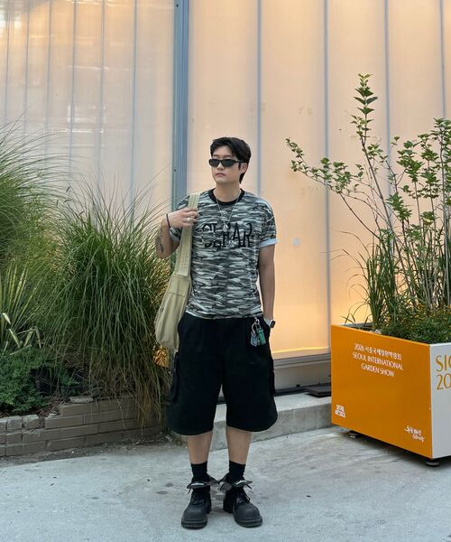 XTONZ(エクストーンズ)の「XF013 マルチカーゴポケットバミューダコットンパンツ (ブラック)(その他パンツ・レディース・その他・SMALL/MEDIUM/LARGE)」の13枚目の写真