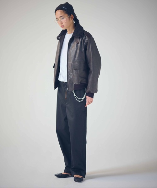 SEA（シー）の「チノトラウザーズ（チノパンツ・レディース・ベージュ/ブラック・1/0）」の19枚目の写真