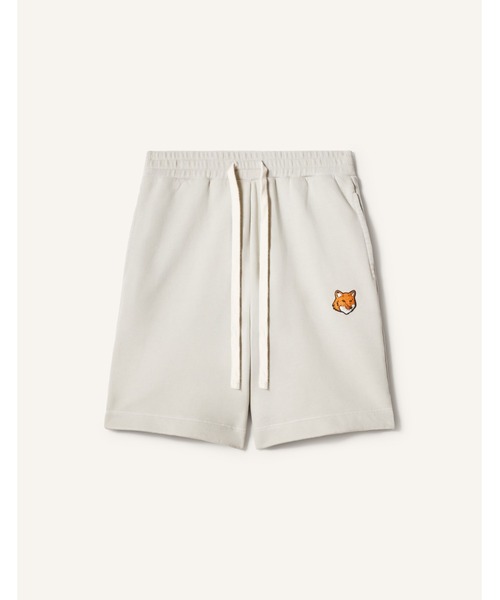 Maison Kitsune(メゾンキツネ)の「FOX HEAD KID JOG SHORTS(スウェットパンツ・キッズ・ネイビー/ライトグレー・12/10/8/6/4)」の11枚目の写真