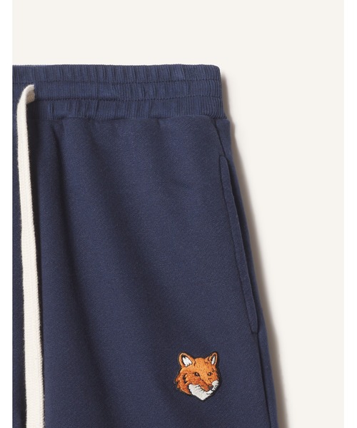 Maison Kitsune(メゾンキツネ)の「FOX HEAD KID JOG SHORTS(スウェットパンツ・キッズ・ネイビー/ライトグレー・12/10/8/6/4)」の8枚目の写真